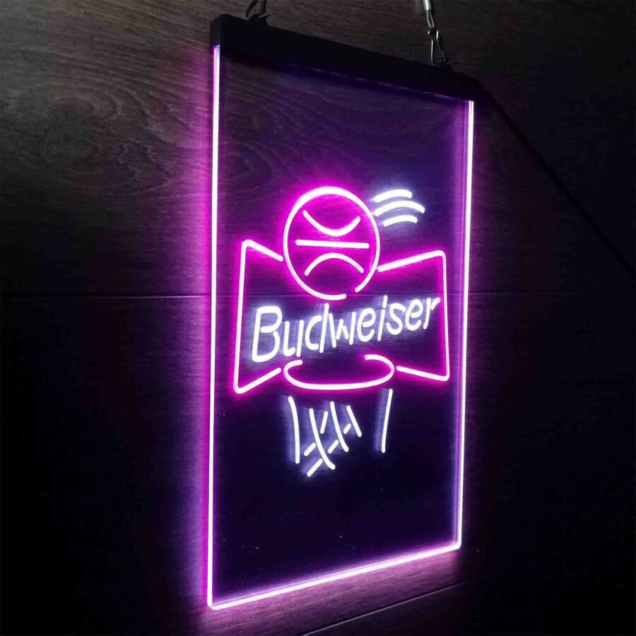 Budweiser Basketball Net Neon Like Led Sign - Image 19