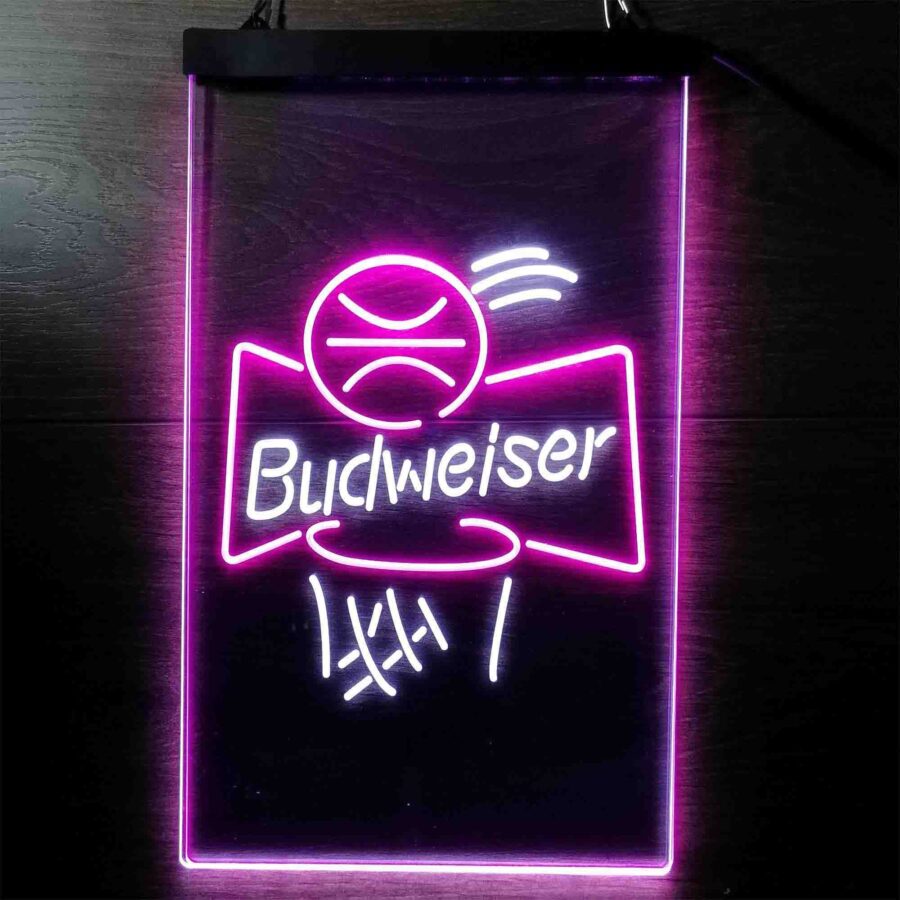 Budweiser Basketball Net Neon Like Led Sign - Image 6