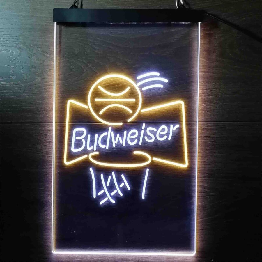 Budweiser Basketball Net Neon Like Led Sign - Image 9