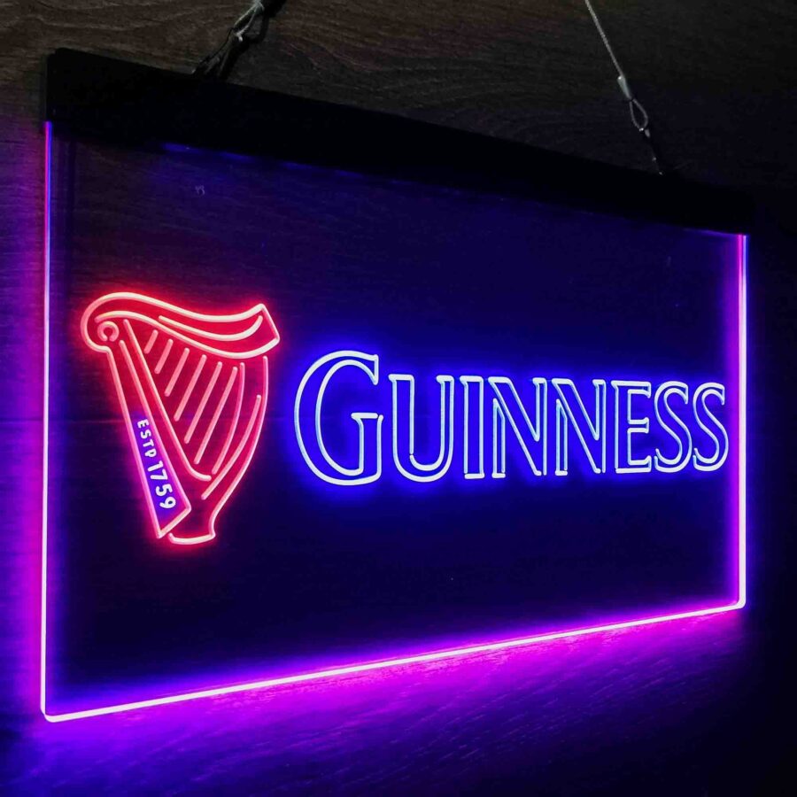 Guinness Dark Stout Beer Neon Like Led Sign - Image 19