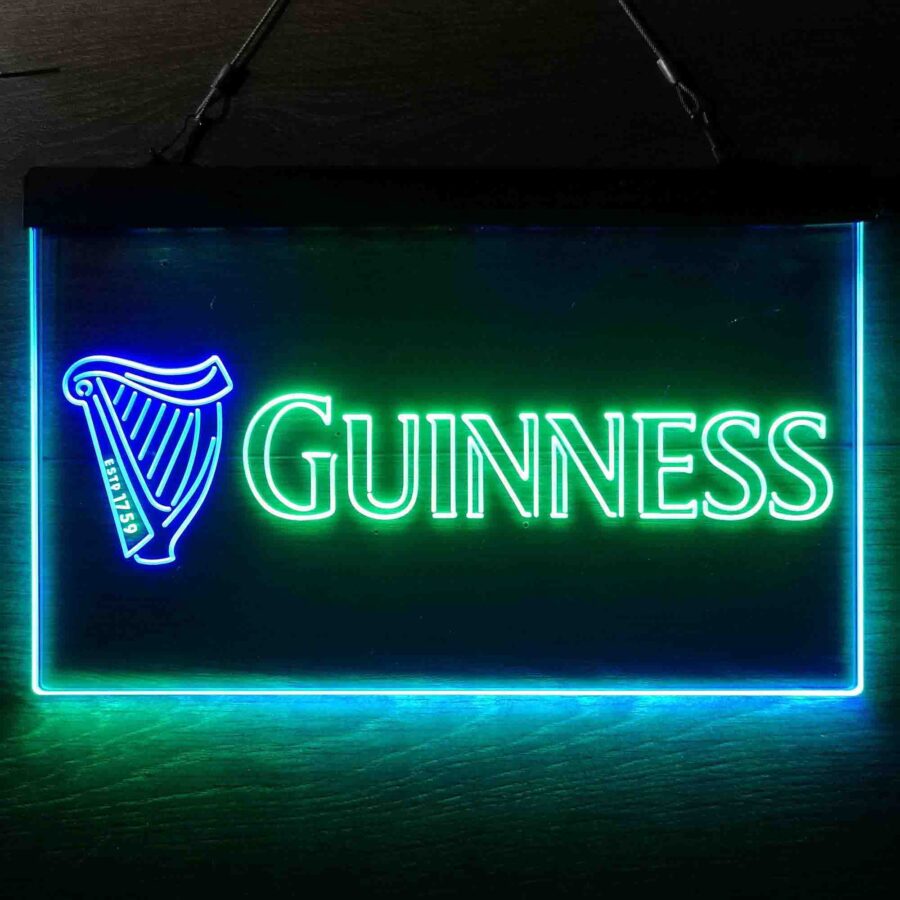 Guinness Dark Stout Beer Neon Like Led Sign