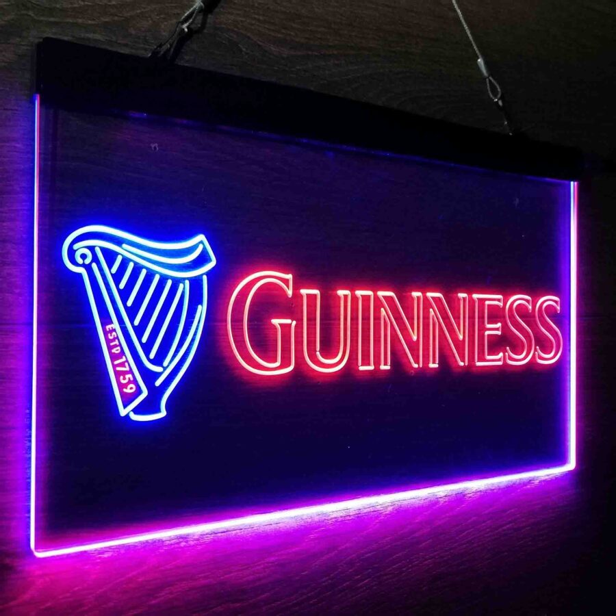 Guinness Dark Stout Beer Neon Like Led Sign - Image 17