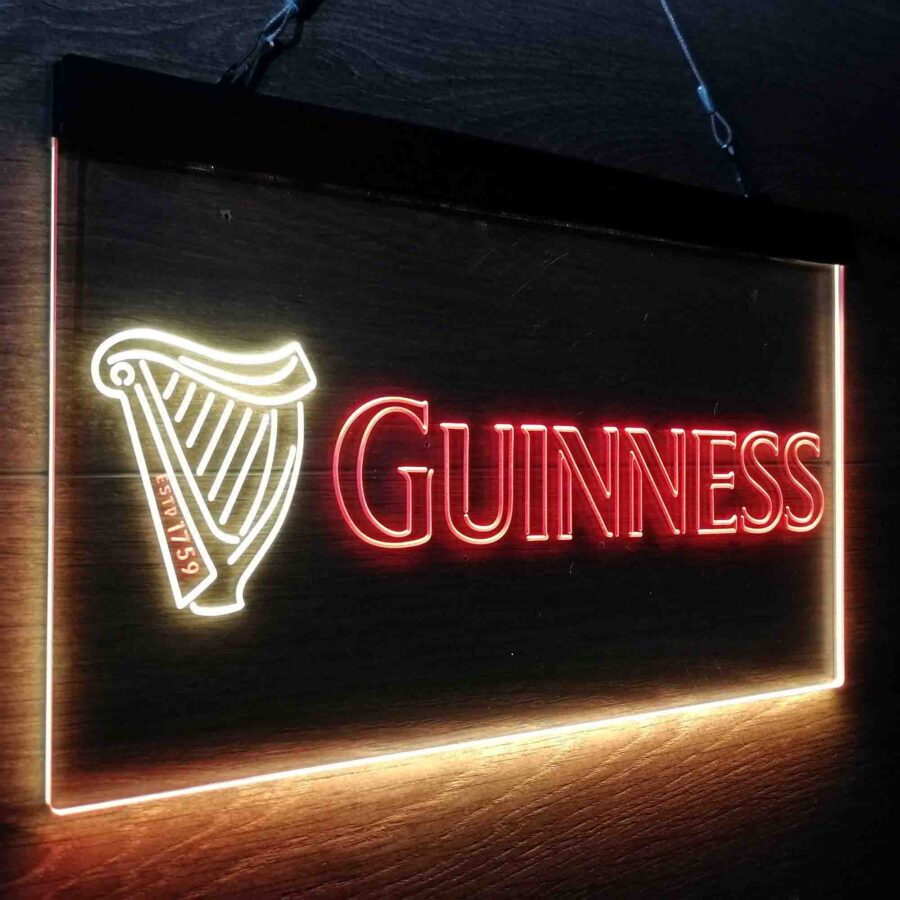 Guinness Dark Stout Beer Neon Like Led Sign - Image 15