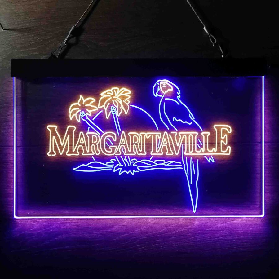 Jimmy Buffetts Margaritaville Parrot Neon Light Led Sign - Image 7