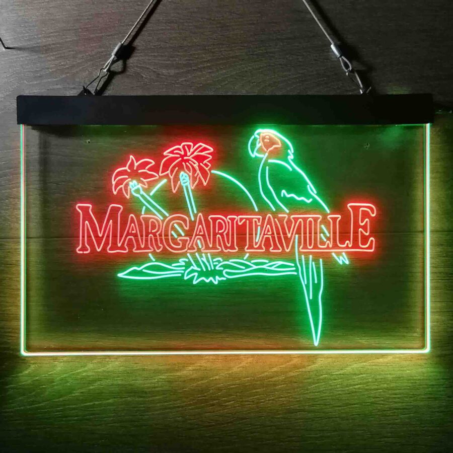 Jimmy Buffetts Margaritaville Parrot Neon Light Led Sign - Image 4