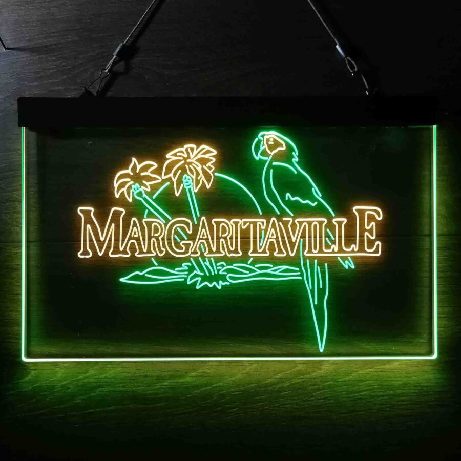 Jimmy Buffetts Margaritaville Parrot Neon Light Led Sign - Image 13