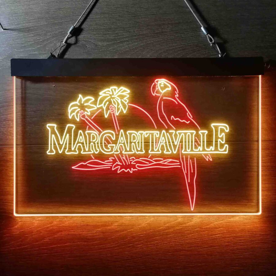 Jimmy Buffetts Margaritaville Parrot Neon Light Led Sign - Image 8