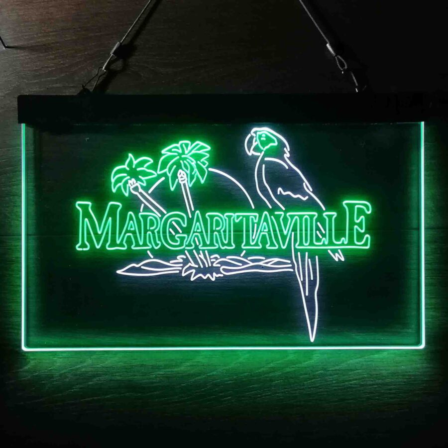 Jimmy Buffetts Margaritaville Parrot Neon Light Led Sign - Image 9