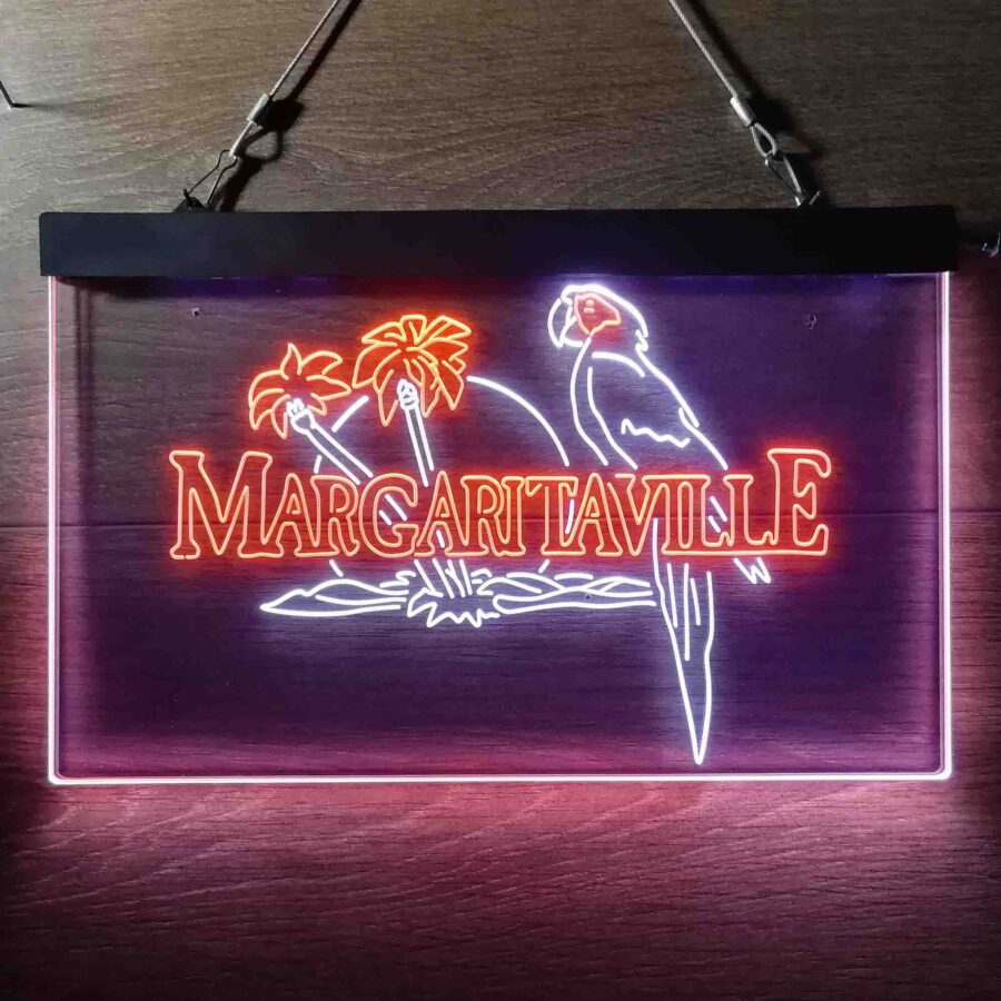 Jimmy Buffetts Margaritaville Parrot Neon Light Led Sign - Image 11