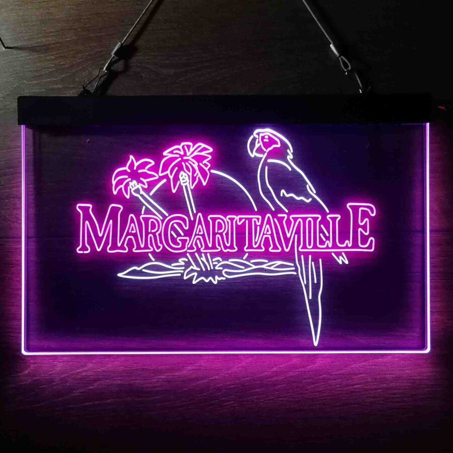 Jimmy Buffetts Margaritaville Parrot Neon Light Led Sign - Image 10