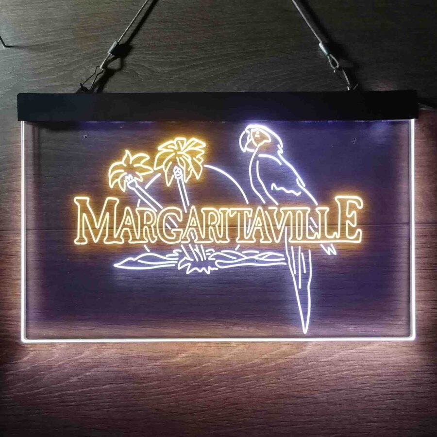 Jimmy Buffetts Margaritaville Parrot Neon Light Led Sign - Image 6