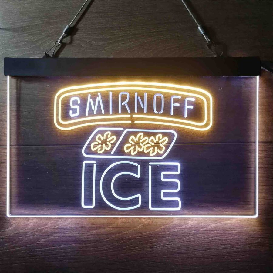 Smirnoff Ice Beverages Neon Like Led Sign