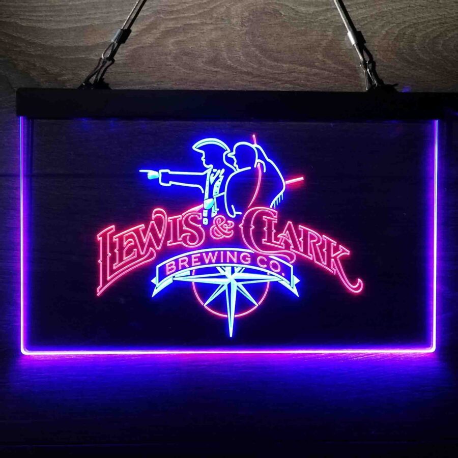 Lewis &Amp; Clark Brewing Co Neon Like Led Sign - Image 9