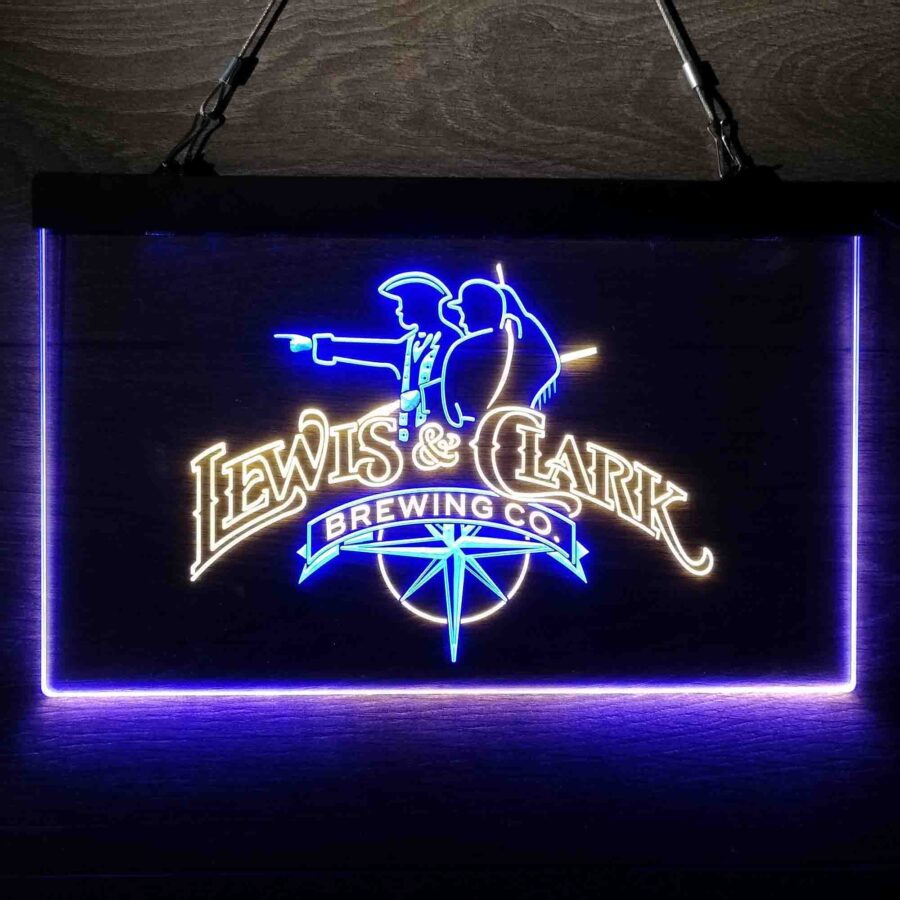Lewis &Amp; Clark Brewing Co Neon Like Led Sign - Image 3