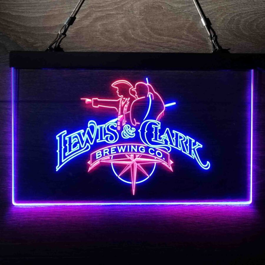 Lewis &Amp; Clark Brewing Co Neon Like Led Sign