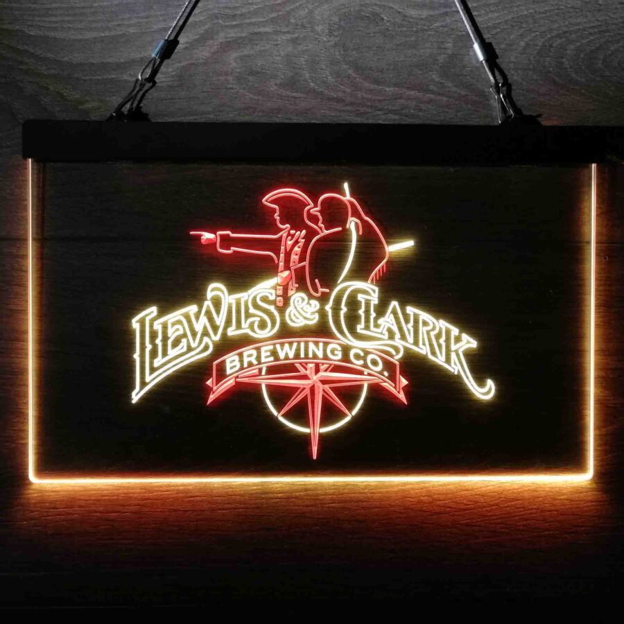 Lewis &Amp; Clark Brewing Co Neon Like Led Sign - Image 7