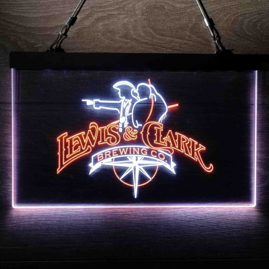 Lewis &Amp; Clark Brewing Co Neon Like Led Sign - Image 11