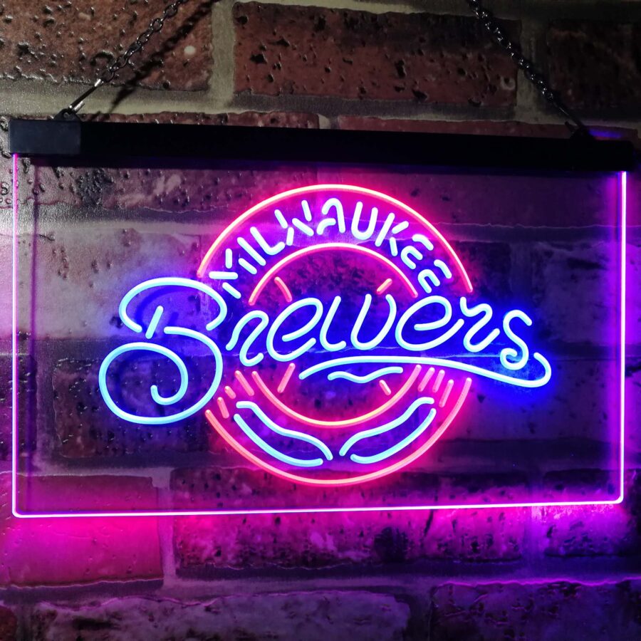 Milwaukee Brewers Led Neon Sign - Image 4