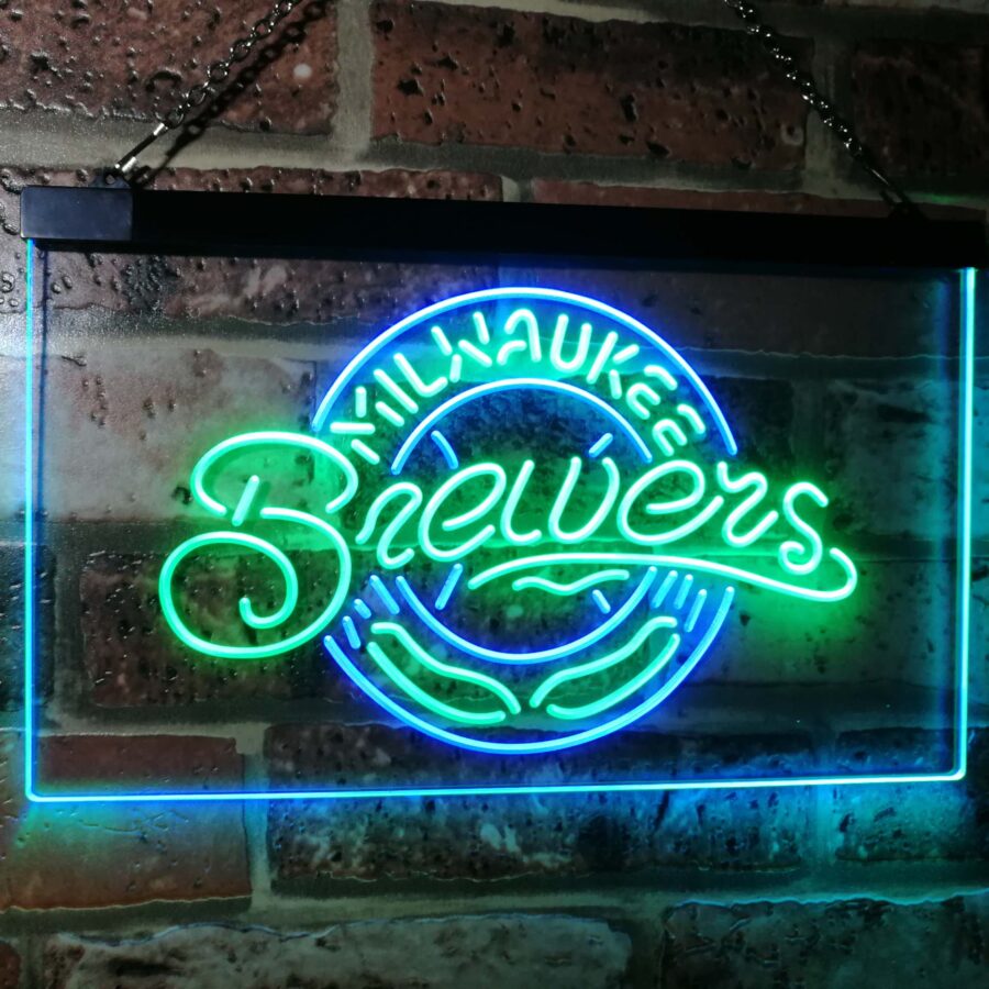 Milwaukee Brewers Led Neon Sign - Image 2