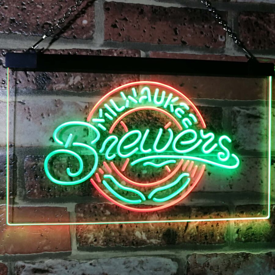 Milwaukee Brewers Led Neon Sign - Image 7