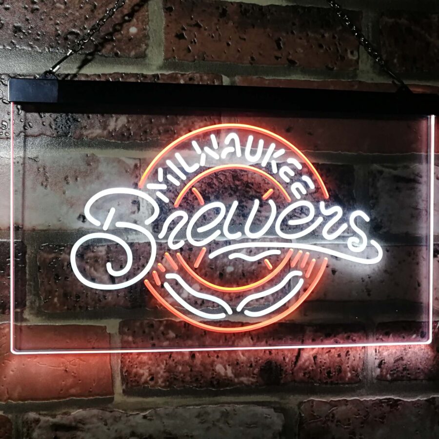 Milwaukee Brewers Led Neon Sign - Image 12