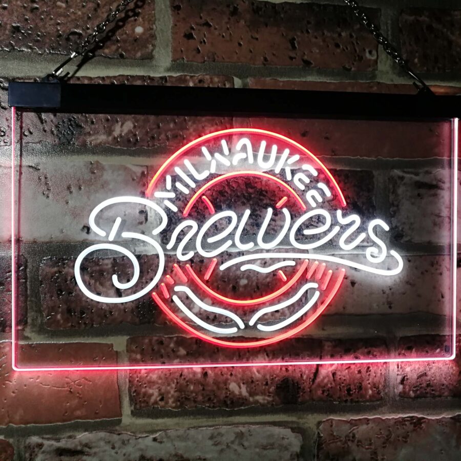Milwaukee Brewers Led Neon Sign - Image 13