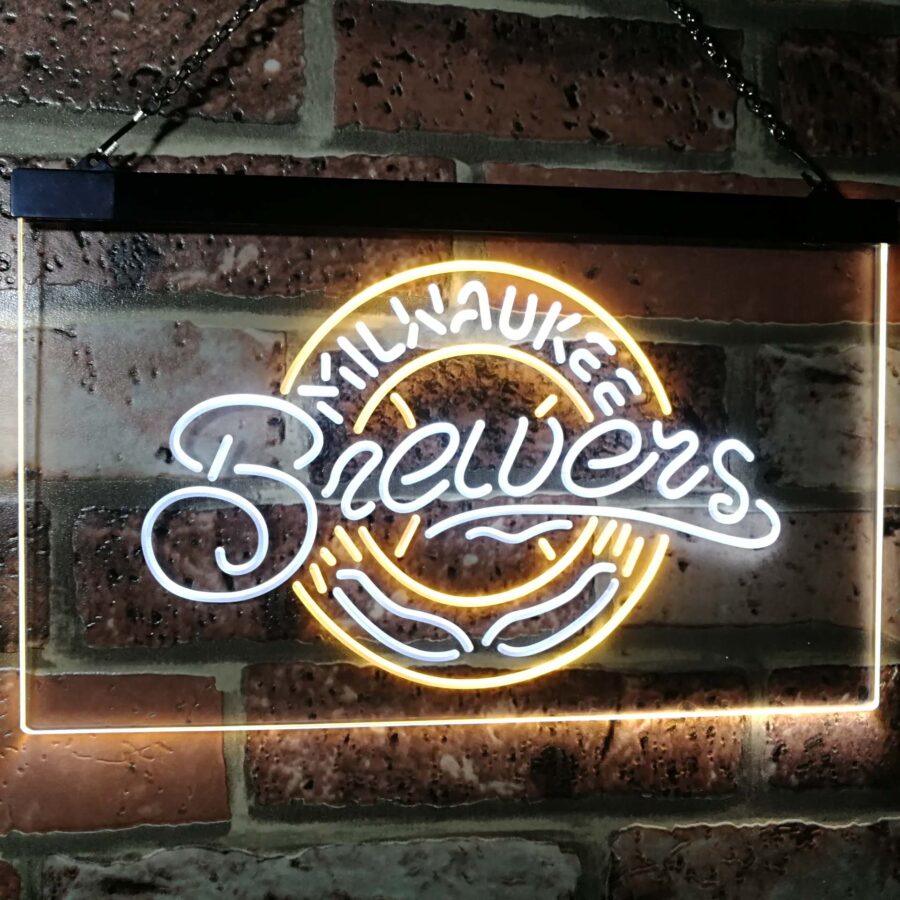 Milwaukee Brewers Led Neon Sign - Image 5