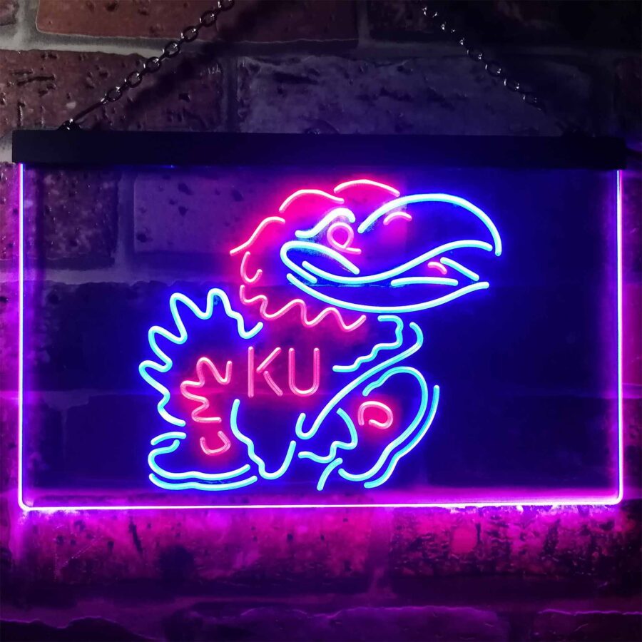 Kansas Jayhawks Ku Led Neon Sign - Image 11