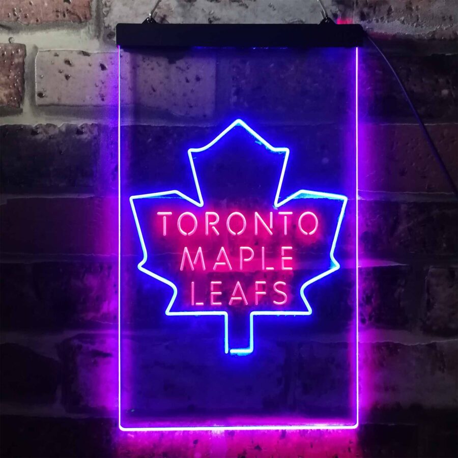 Toronto Maple Leafs Ice Hockey Neon Like Led Sign - Image 9