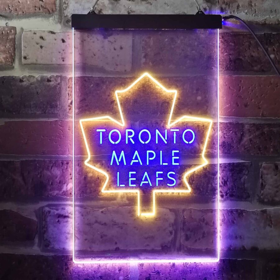 Toronto Maple Leafs Ice Hockey Neon Like Led Sign - Image 3