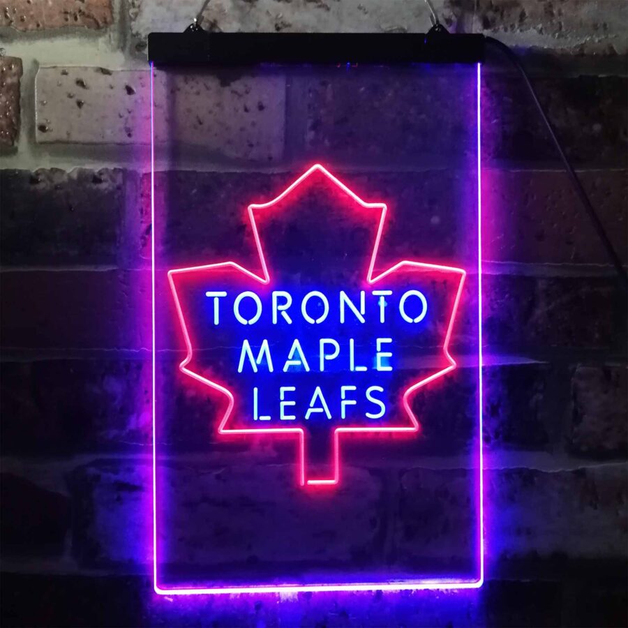 Toronto Maple Leafs Ice Hockey Neon Like Led Sign - Image 7