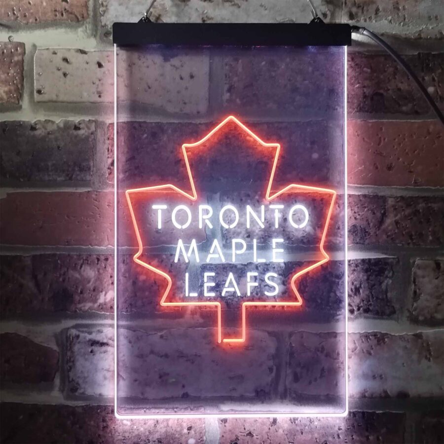 Toronto Maple Leafs Ice Hockey Neon Like Led Sign - Image 2