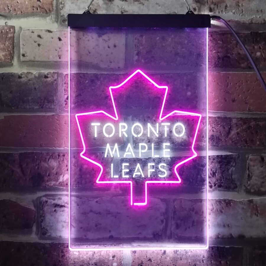 Toronto Maple Leafs Ice Hockey Neon Like Led Sign - Image 13