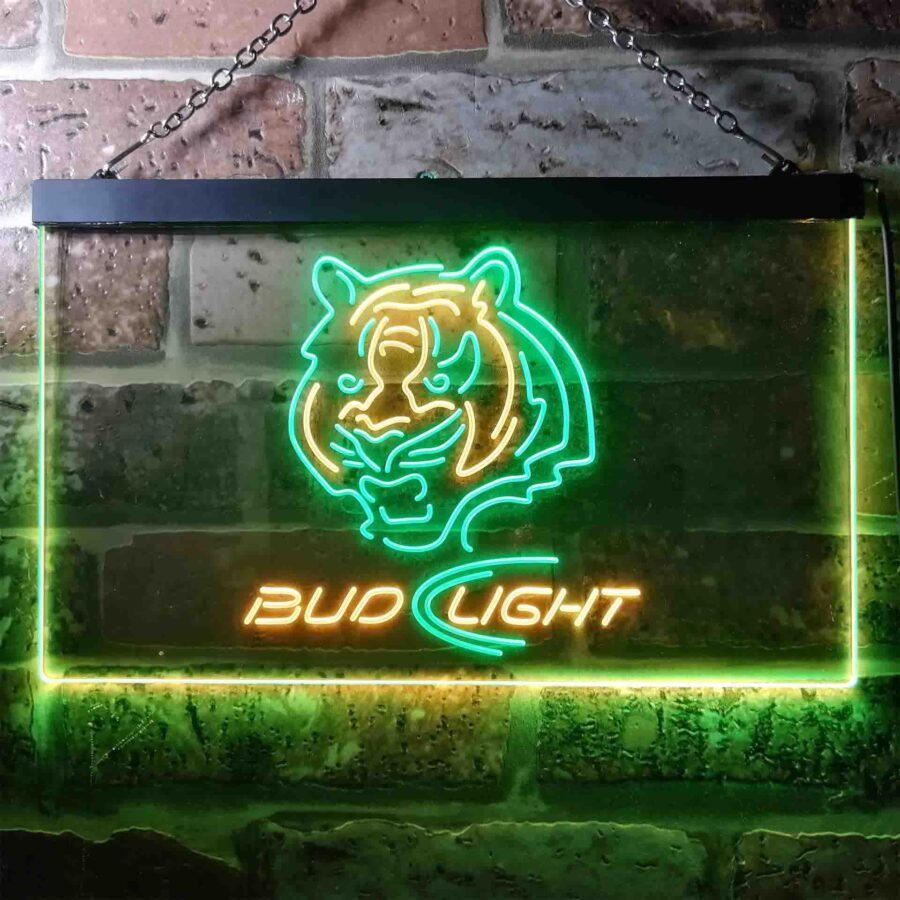 Cincinnati Bengals Bud Light Led Neon Sign - Image 9