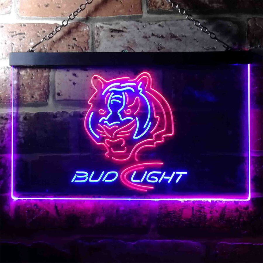 Cincinnati Bengals Bud Light Led Neon Sign - Image 6