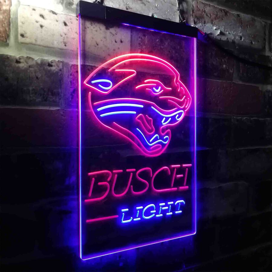 Busch Light Jacksonville Jaguars Neon Like Led Sign - Image 19