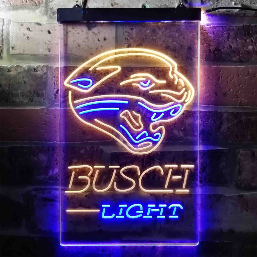 Busch Light Jacksonville Jaguars Neon Like Led Sign - Image 2
