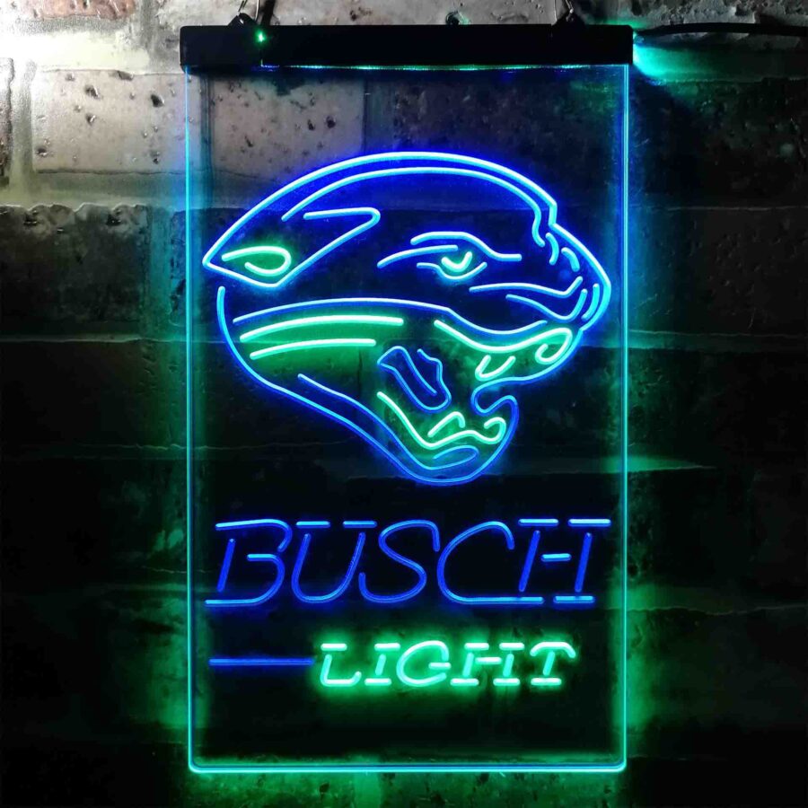 Busch Light Jacksonville Jaguars Neon Like Led Sign - Image 4