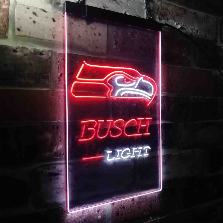 Busch Light Seattle Seahawks Neon Like Led Sign - Image 23