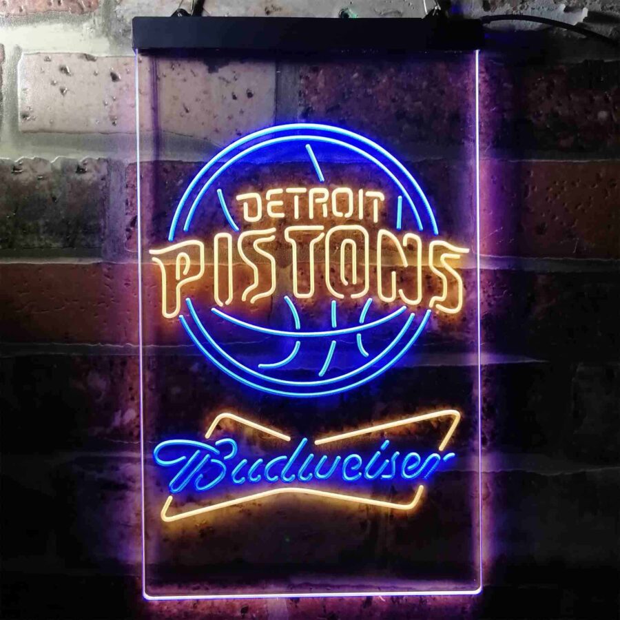 Detroit Pistons Budweiser Neon Like Led Sign - Image 10