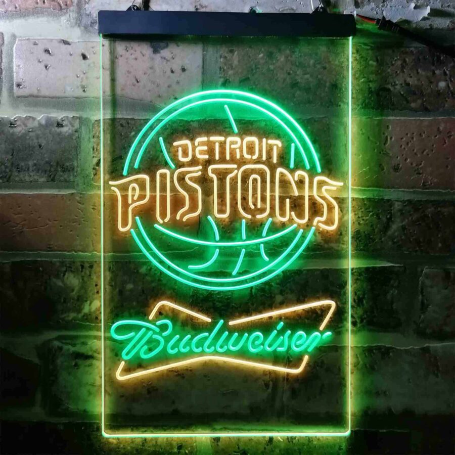 Detroit Pistons Budweiser Neon Like Led Sign - Image 8