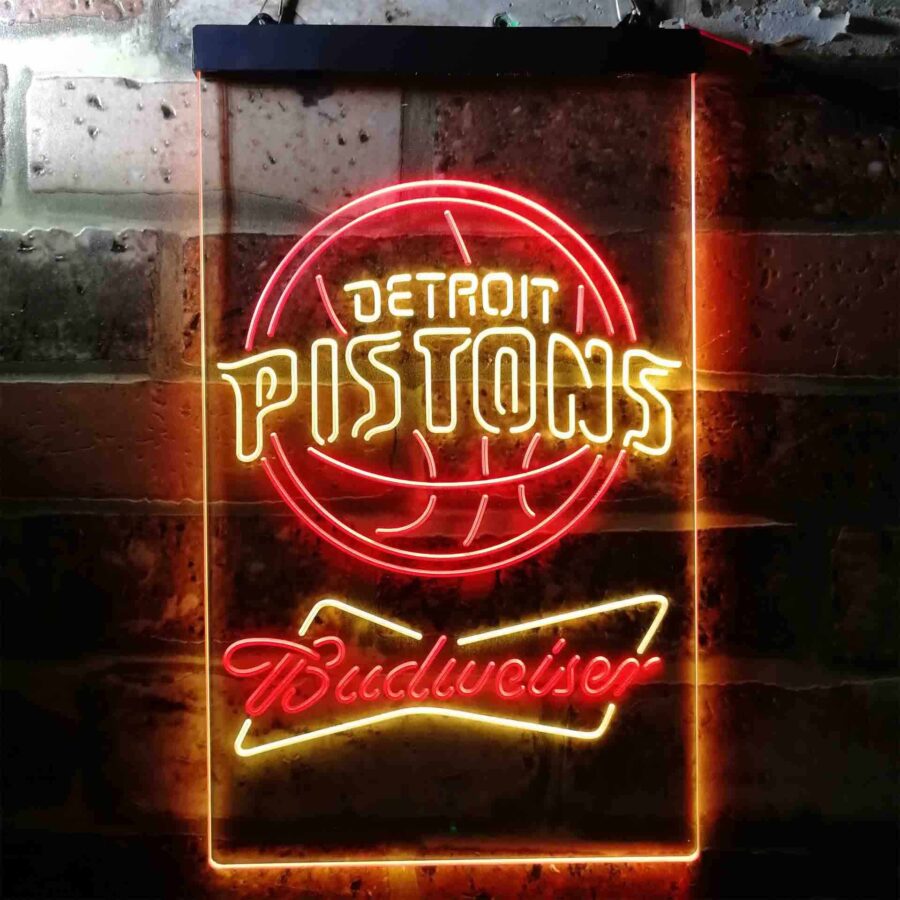Detroit Pistons Budweiser Neon Like Led Sign - Image 11