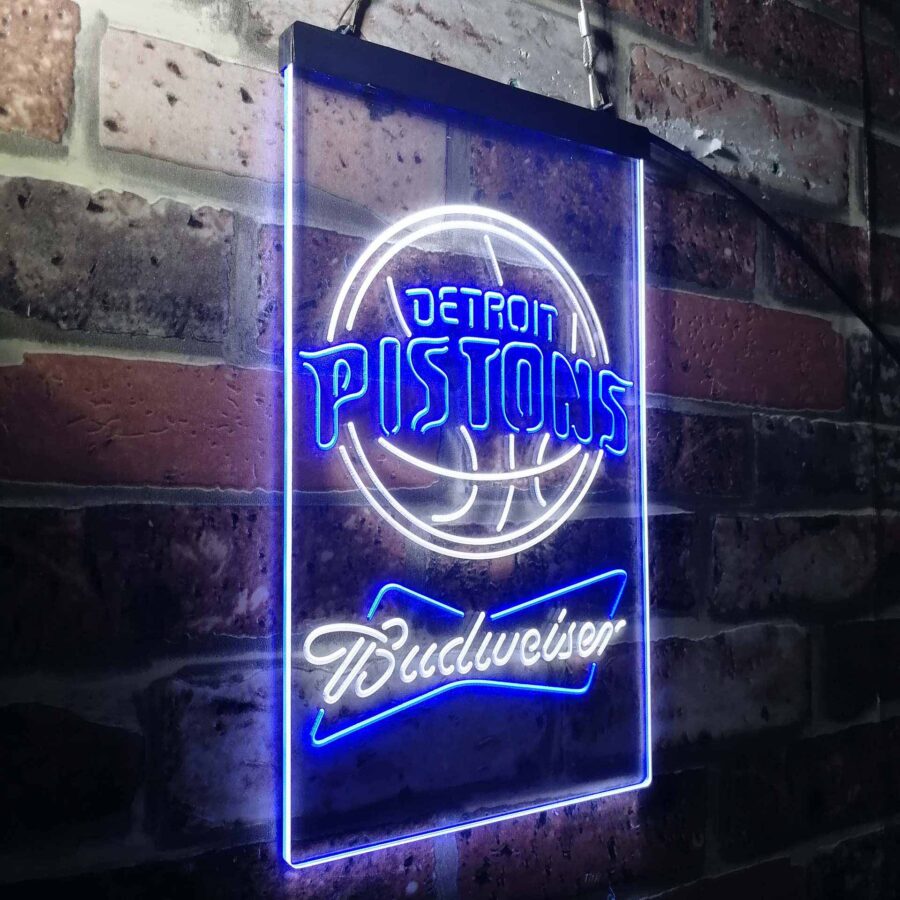 Detroit Pistons Budweiser Neon Like Led Sign - Image 16