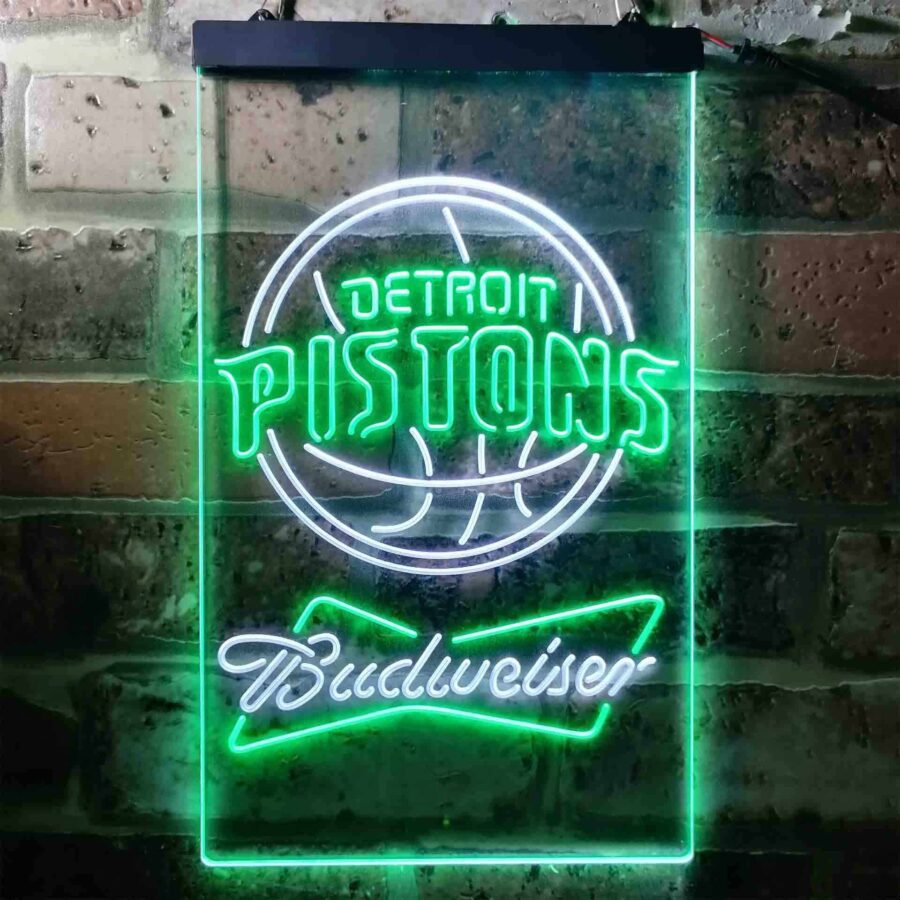 Detroit Pistons Budweiser Neon Like Led Sign - Image 13