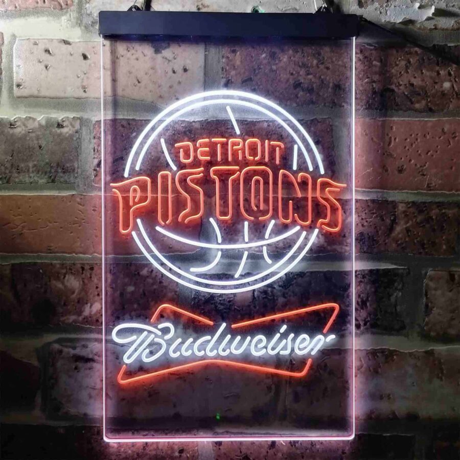 Detroit Pistons Budweiser Neon Like Led Sign - Image 7