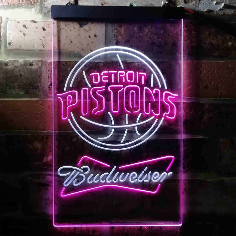 Detroit Pistons Budweiser Neon Like Led Sign - Image 12
