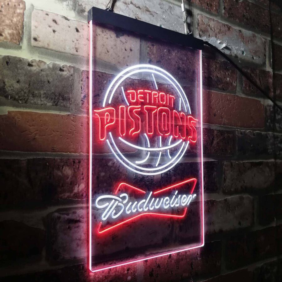 Detroit Pistons Budweiser Neon Like Led Sign - Image 14