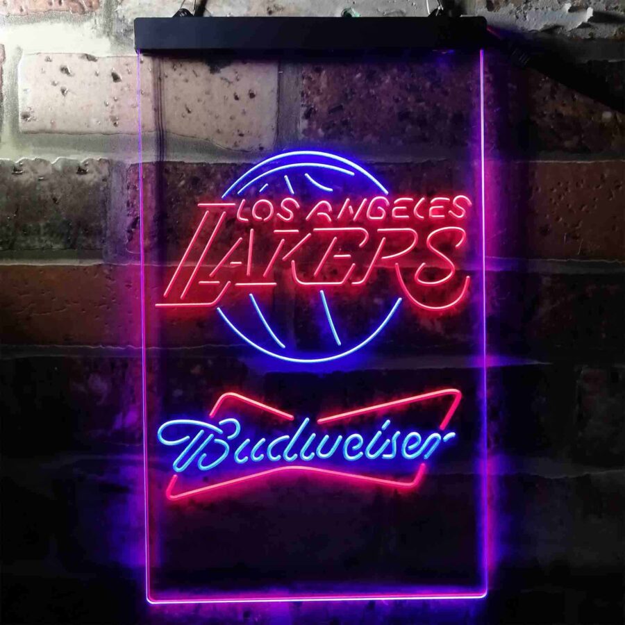 Los Angeles Lakers Budweiser Neon Like Led Sign - Image 13
