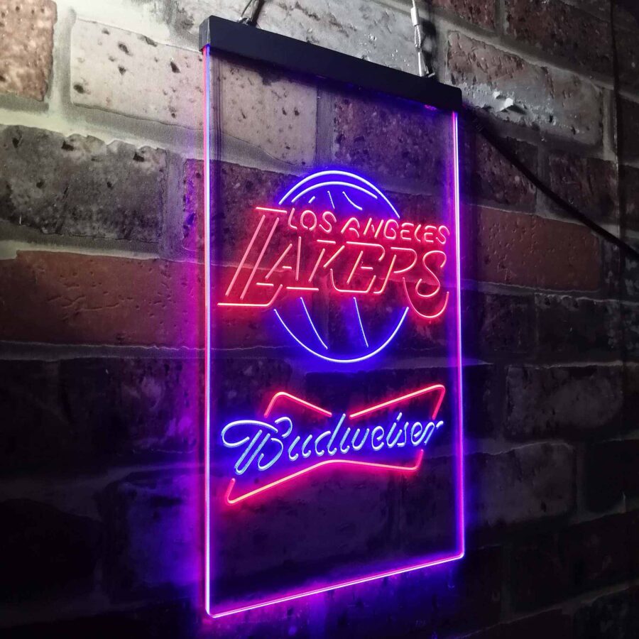 Los Angeles Lakers Budweiser Neon Like Led Sign - Image 26
