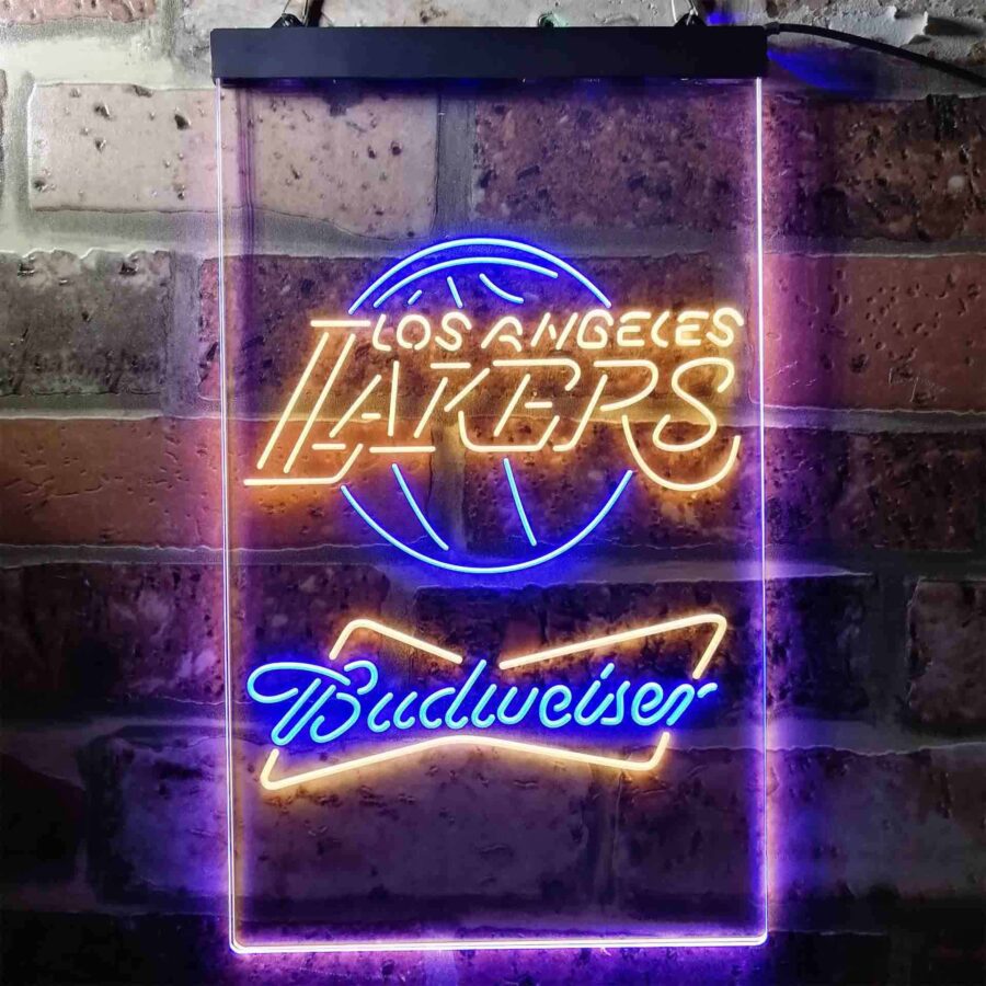 Los Angeles Lakers Budweiser Neon Like Led Sign - Image 10